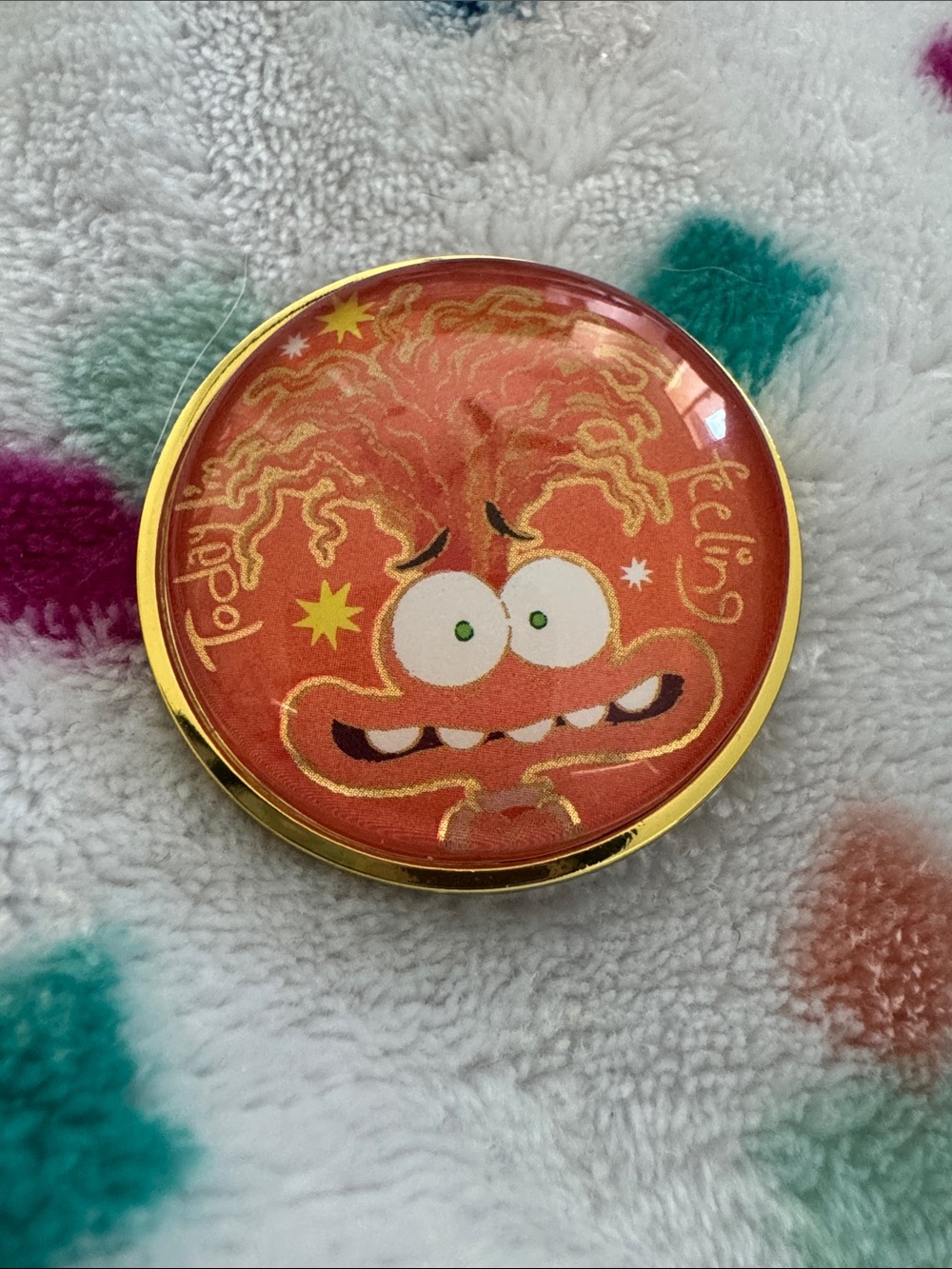 Disney Inside Out Anxiety pin